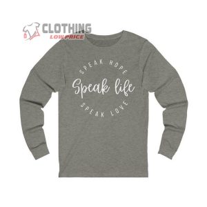 TobyMac Speak Life Song Lyrics Unisex Jersey Long Sleeve Tee TobyMac New Song Shirt TobyMac Shirt3