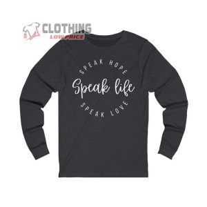 TobyMac Speak Life Song Lyrics Unisex Jersey Long Sleeve Tee TobyMac New Song Shirt TobyMac Shirt4