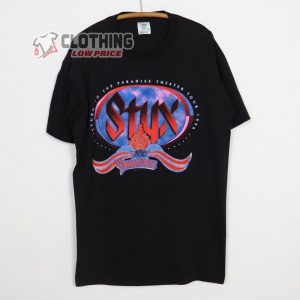 Vintage 1996 Styx Return To Paradise Theater Tour Shirt, Styx World Tour Las Vegas Shirt