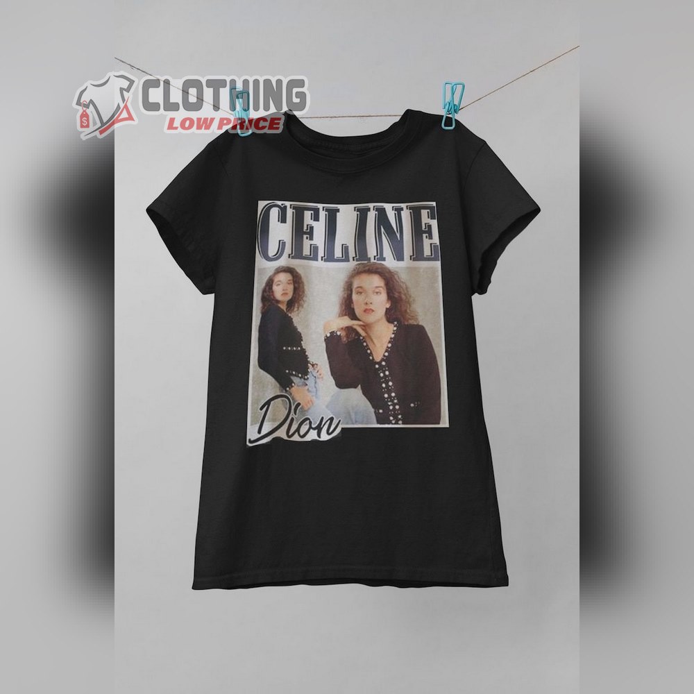 Celine Dion My Heart Will Go On T-Shirt, Celine Dion Courage World Tour ...