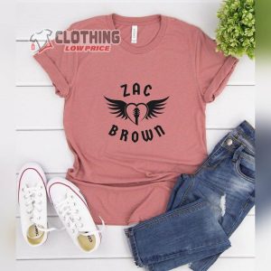 Zac Brown Band Shirt Zac Brown Band T Shirt Zac Brown Country Music Gift For Fan Zac Brown Music Band Short Sleeve Tee3