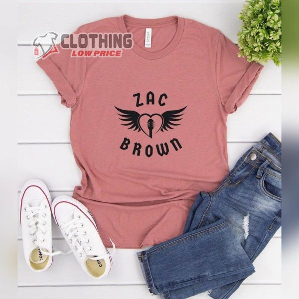 Zac Brown Band Shirt, Zac Brown Band T-Shirt, Zac Brown Country Music Gift For Fan, Zac Brown Music Band Short Sleeve Tee