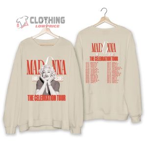 2023 Madonna Four Decades Tour Merch Madonna Four Decades Tour Shirt The Celebration Tour 2023 T Shirt 2