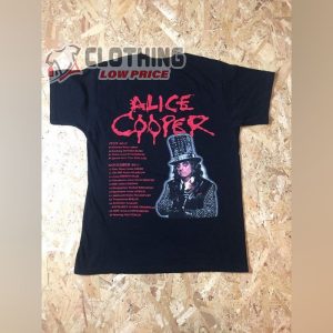 Alice Cooper 2017 Tour Dates T-Shirt, Rob Zombie And Alice Cooper Freaks On Parade 2023 Tour Sweater Hoodie Merch
