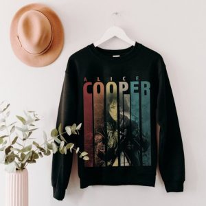 Alice Cooper 80s Retro Vintage T Shirt Alice Cooper Hit Songs Sweater 2023 Too Close For Comfort Tour Merch 1