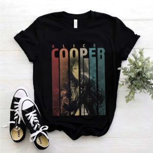 Alice Cooper 80s Retro Vintage T Shirt Alice Cooper Hit Songs Sweater 2023 Too Close For Comfort Tour Merch 3