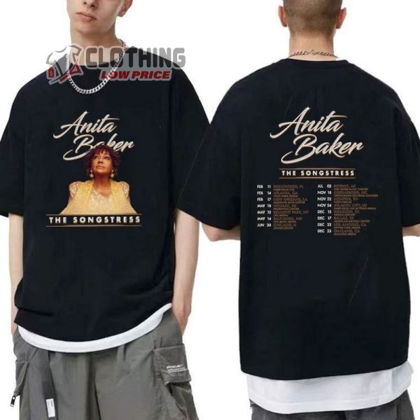 Anita Baker 2023 Tour Shirt, Anita Baker Tour Dates 2023 Shirt, Anita Baker The Songstress Tour 2023 Shirt, Anita Baker Concert 2023 Shirt