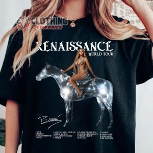 Beyonce Tour Renaissance Tour Merch Renaissance World Tour 2023 Signatures Shirt Beyonce Tour 2023 Setlist T Shirt