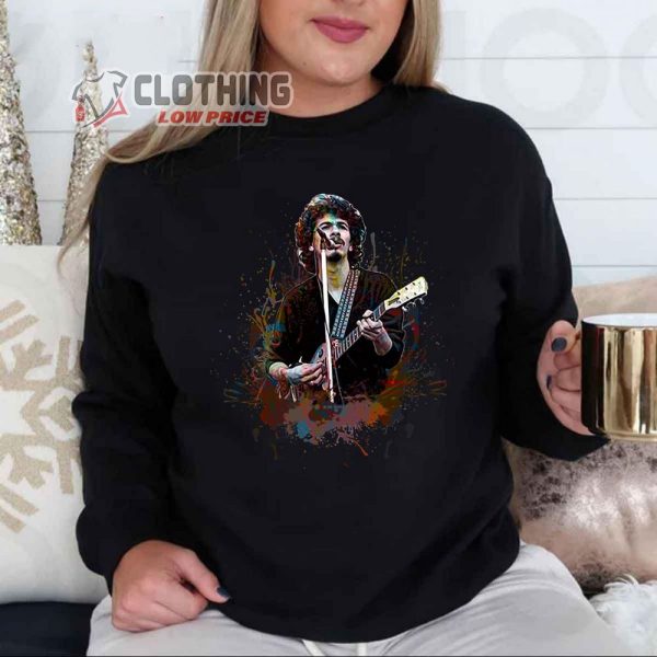 Carlos Santana Rock And Roll Guitarist Artwork Sweatshirt, Santana Tour 2023 Europe Sweatshirt, Santana Electric Guitar Gift