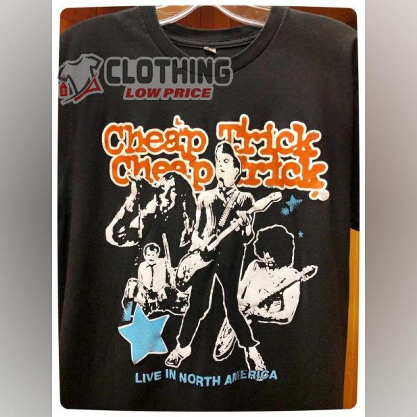 Cheap Trick Live In North America Tour Shirt, Cheap Trick Tour Dates 2023 Merch