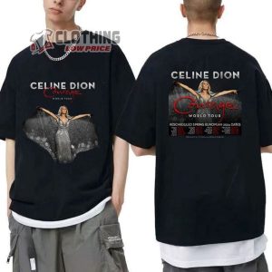 Cline Dion Spring Europe Tour Dates 2023 T Shirt Cline Dion Concert 2023 Sweatshirt Cline Dion 2023 Tour Shirt Cline Dion Shirt