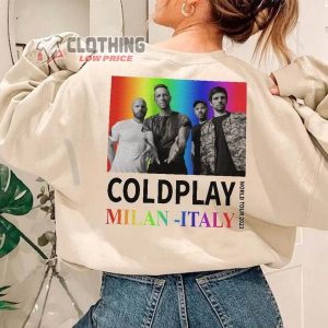 Coldplay Music Of The Spheres Tour 2023 Double Sided Coldplay Tour 2023 Europe Shirt Coldplay Tour 2023 Uk Tickets Merch Coldplay 2023 Tour Gift 3