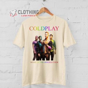Coldplay Music Of The Spheres Tour 2023 Double Sided, Coldplay Tour 2023 New York Shirt, Coldplay Tour 2023 Uk Price Shirt