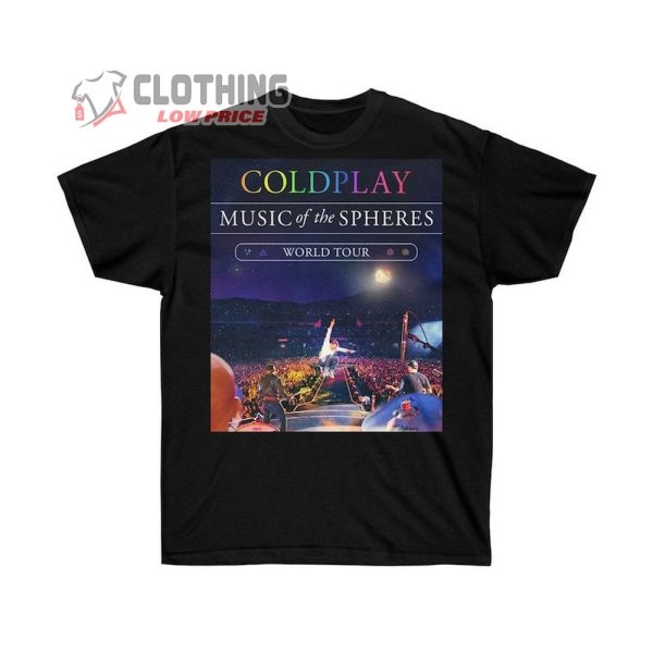 Coldplay Music Of The Spheres World Tour Shirt, Coldplay Tour 2023 Uk Price Shirt, Coldplay Tour 2023 Europe Shirt