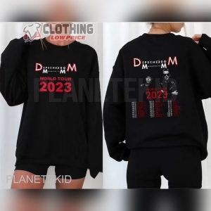 Depeche Mode Tour Dates 2023 Hoodie Depeche Mode Memento Mori World Tour 2023 Sweatshirt Depeche Mode 2023 Rock Tour Shirt1