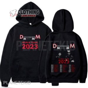 Depeche Mode Tour Dates 2023 Hoodie Depeche Mode Memento Mori World Tour 2023 Sweatshirt Depeche Mode 2023 Rock Tour Shirt2