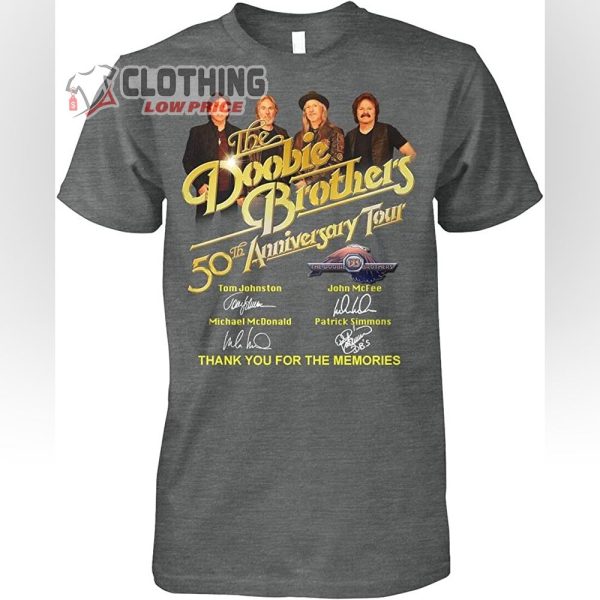 Doobie Brothers 50th Anniversary Shirt, Doobie Brothers Gifts, Doobie Brothers Tour 2023 Shirt, Doobie Brothers Las Vegas 2023 Shirt