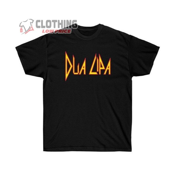 Dua Lipa With Def Leppard Logo, Dua Lipa Unisex Ultra Cotton Tee