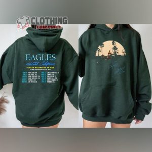 Eagles Hotel California Tour 2023 2 Sides Shirt, Eagles Hotel California Tour 2023 Shirt, Eagles Top 10 Hits Gift For Fans Shirt