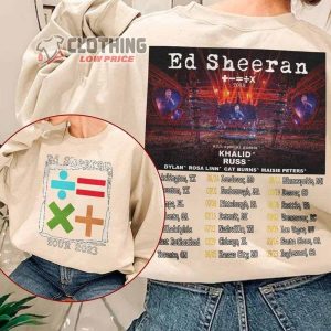 Ed Sheeran Mathematics Tour 2023 T Shirt Ed Sheeran Concert Music Tour 2023 Tee Music Tour 2023 Unisex Sweatshirt2