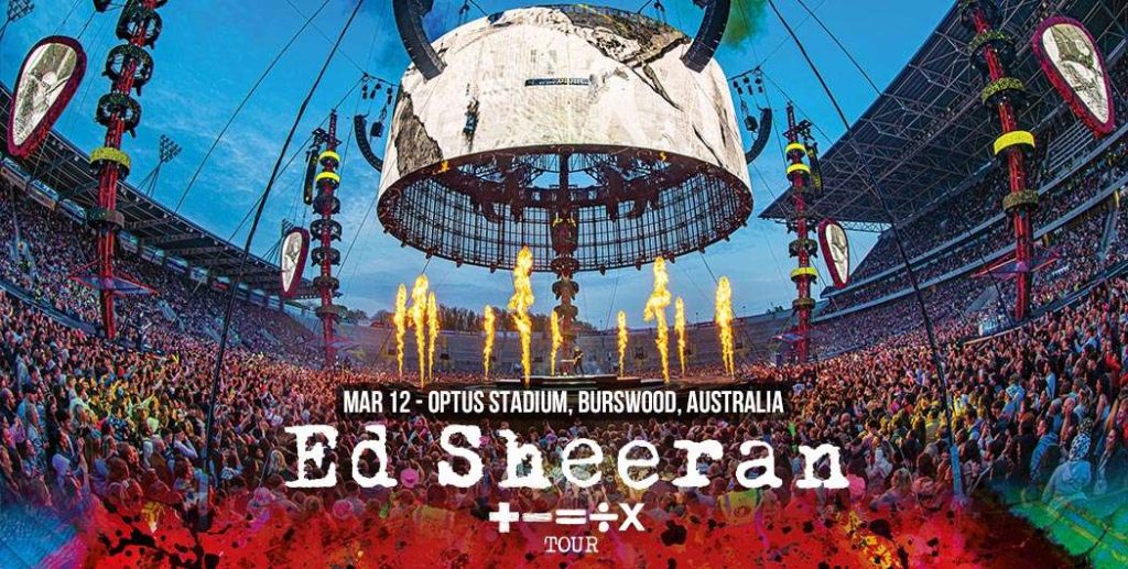 Ed Sheeran Mathematics Tour in Burswood Australia 2023