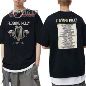 Flogging Molly 2023 Tour Dates Shirt, Flogging Molly Rock Band Sweatshirt, Flogging Molly 2023 Tour Shirt, Flogging Molly Shirt