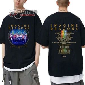 Imagine Dragon Mercury Tour Dates 2023 Shirt, Imagine Dragon 2023 Music Tour Shirt, Imagine Dragon Fan Sweatshirt, Imagine Dragon Rock Tour Shirt
