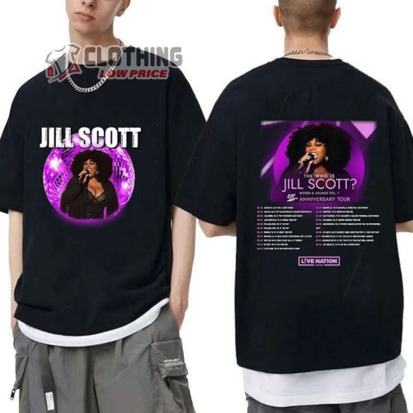 Jill Scott World Tour 2023 Shirt, Jill Scott Tour Tee Concert Merch, Jill Scott Fan Gift, The Who Is Jill Scott Tour Sweatshirt