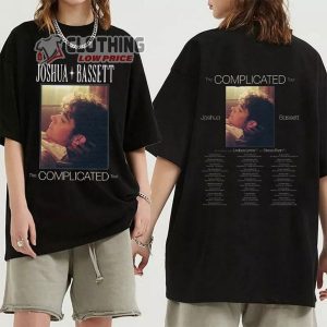 Joshua Bassett 2023 Tour Dates Shirt, The Complicated Tour 2023 Shirt, Joshua Bassett Album Tracklist Shirt, Joshua Bassett Concert Sweatshirt
