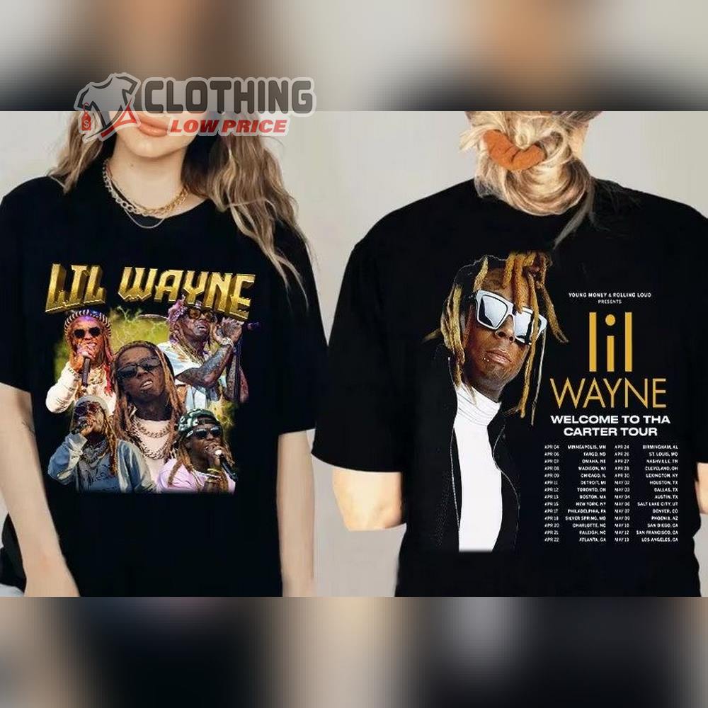 Lil Wayne Rapper The North America Tour 2023 Tee, Lil Wayne Concert 2023  Pullover Hoodie, Lil Wayne Rapper 2023 Custom Outfit, Gift For Fan Merch -  ClothingLowPrice