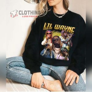 Lil Wayne Rapper The North America Tour 2023 Tee Lil Wayne Concert 2023 Pullover Hoodie Lil Wayne Rapper 2023 Custom Outfit Gift For Fan Merch3