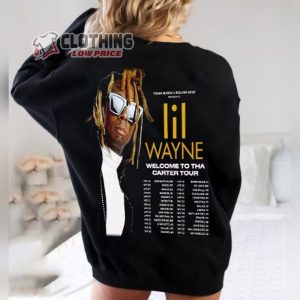 Lil Wayne Rapper The North America Tour 2023 Tee Lil Wayne Concert 2023 Pullover Hoodie Lil Wayne Rapper 2023 Custom Outfit Gift For Fan Merch4