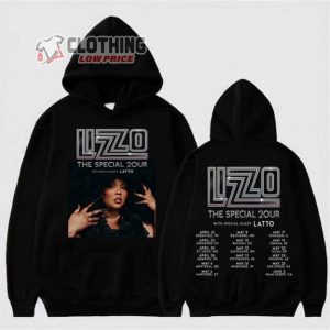 Lizzo The Special Tour 2023 Shirt, Lizzo Tour Dates 2023 T-Shirt, Lizzo Rapper Tour Sweatshirt, 2023 Music Hoodie