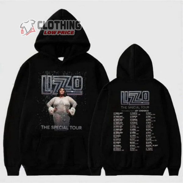 Lizzo The Special Tour Dates 2023 Hoodie, Lizzo Tour 2023 Sweatshirt, Lizzo Rapper Tour Sweater, Lizzo 2023 Music Shirt