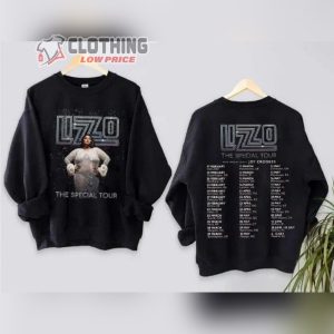 Lizzo The Special Tour Dates 2023 Hoodie, Lizzo Tour 2023 Sweatshirt, Lizzo Rapper Tour Sweater, Lizzo 2023 Music Shirt