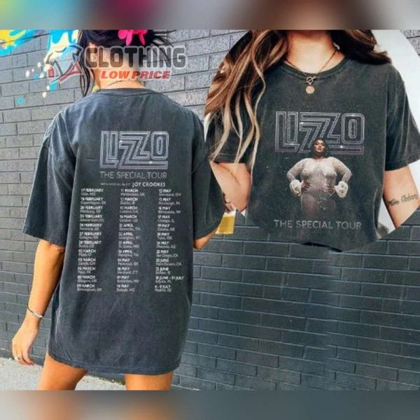 Lizzo The Special Tour Dates 2023 Hoodie, Lizzo Tour 2023 Sweatshirt, Lizzo Rapper Tour Sweater, Lizzo 2023 Music Shirt