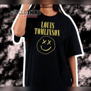Louis Tomlinson Band T-Shirt, Louis Tomlinson Smiley Face Shirt