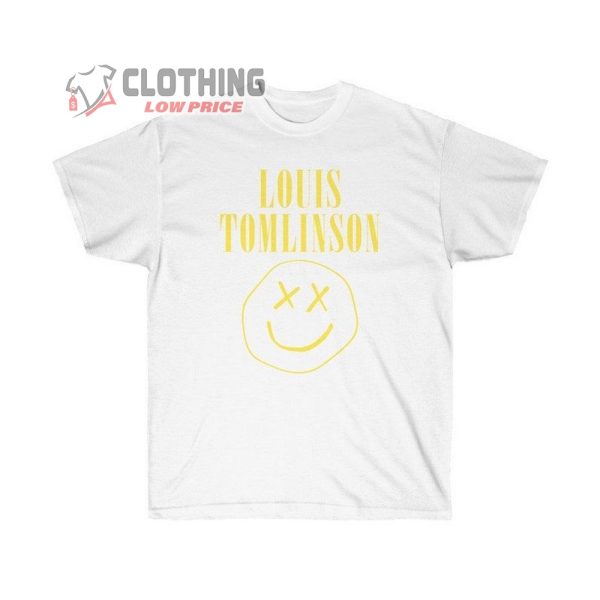 Louis Tomlinson Band T-Shirt, Louis Tomlinson Smiley Face Shirt