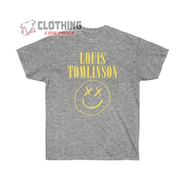 Louis Tomlinson Band T-Shirt, Louis Tomlinson Smiley Face Shirt