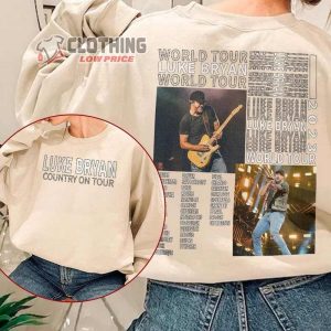 Luke Bryan Country On Tour Dates 2023 Shirt, Luke Bryan Music Concert TShirt, Luke Bryan Music Tour 2023 Unisex Sweatshirts T-Shirt