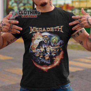 Megadeth Shirt Metal Band Shirt Megadeth Funko Pop Shirt Five Finger Death Punch Megadeth Tour T Shirt 1