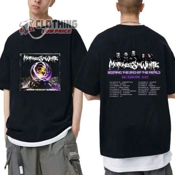 Motionless In White 2023 Tour Dates Shirt, Motionless In White Band Sweatshirt, Motionless In White 2023 Concert TShirt