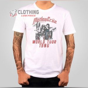 Motley Crue 1986 Tour Vintage Unisex Softstyle T- Shirt, Motley Crue Presale Code 2023 T- Shirt, Motley Crue Columbus Ohio T- Shirt