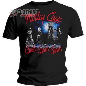 Motley Crue The World Tour T-Shirt, Motley Crue Unisex Official Licensed Design Shirt, Motley Crue Tour Merch