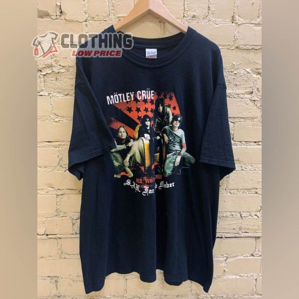 Motley Crue Tour Dates 2023 T- Shirt, Motley Crue Syracuse T- Shirt, Spaghetti Incident Motley Crue T- Shirt