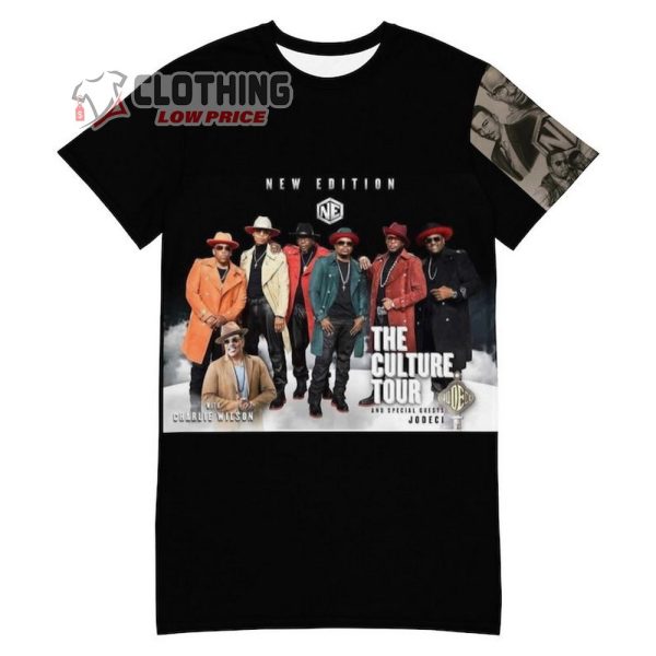 New Edition Culture Tour 2023 T-Shirt, New Edition 2023 Tour Merch