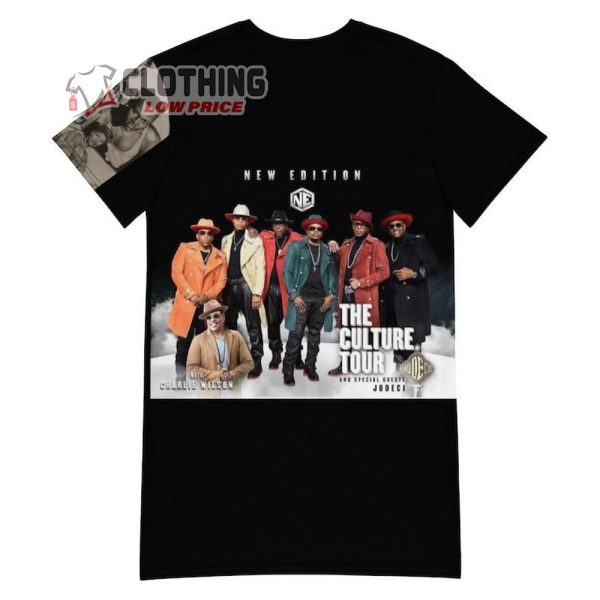 New Edition Culture Tour 2023 T-Shirt, New Edition 2023 Tour Merch