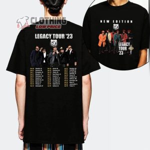 New Edition Legacy Tour 2023 Setlist Merch New Edition Tour Shirt New Edition Band World Tour 2023 T Shirt 2