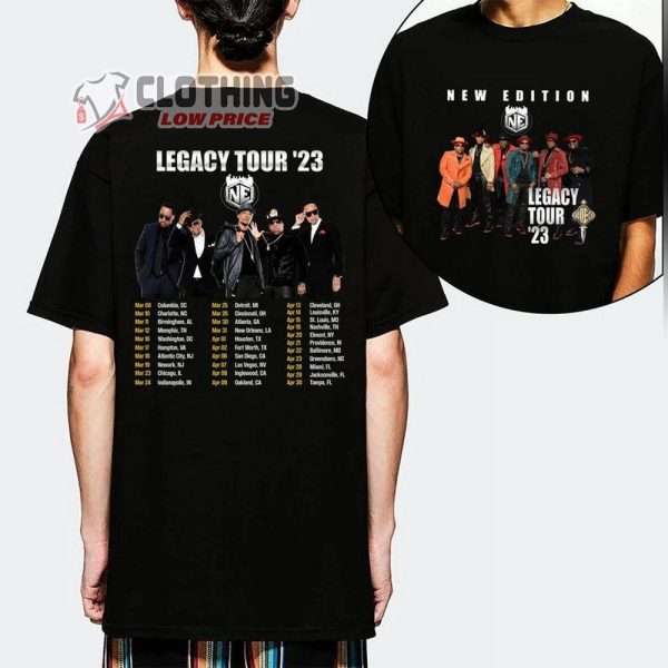 New Edition Legacy Tour 2023 Setlist Merch New Edition Tour Shirt, New Edition Band World Tour 2023 T-Shirt