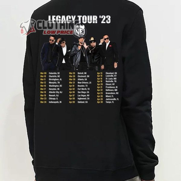 New Edition Legacy Tour 2023 Setlist Merch New Edition Tour Shirt, New Edition Band World Tour 2023 T-Shirt